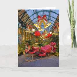 Tarjeta Navidades en Covent Garden, Londres Reino Unido