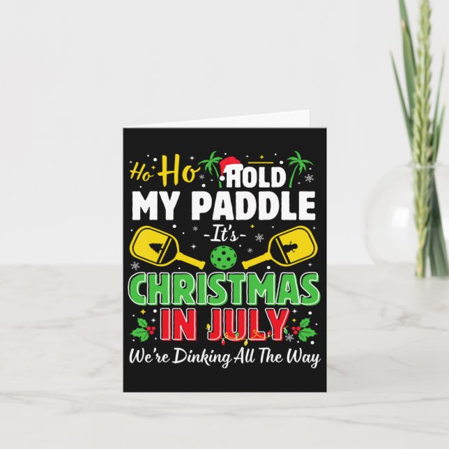Tarjeta Navidades En Julio (Anverso)