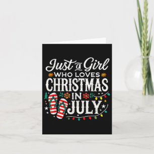 Tarjeta Navidades En Julio Chicas De Camisas Funny Summer