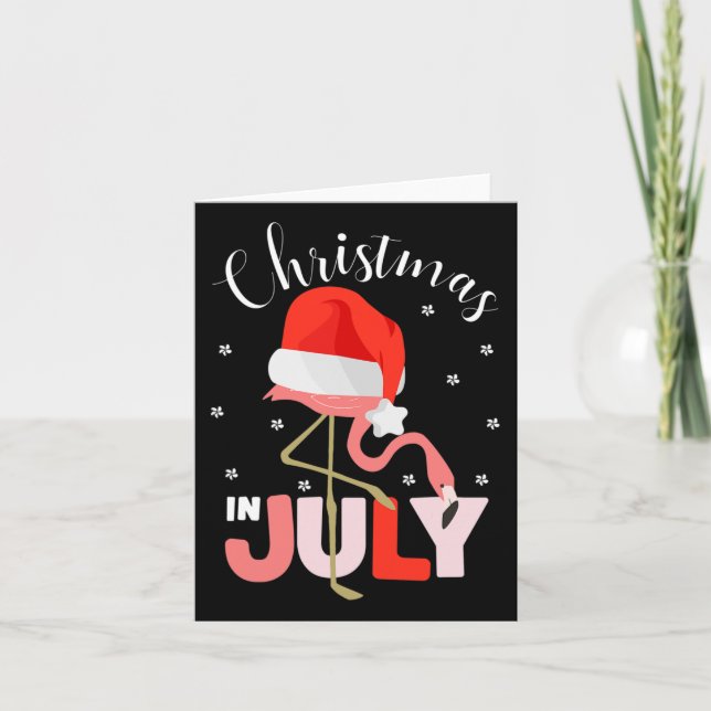 Tarjeta Navidades En Julio Del 5 (Anverso)