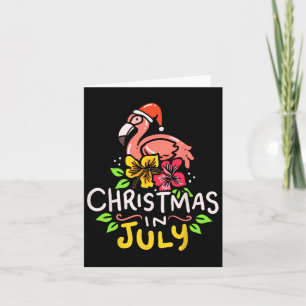 Tarjeta Navidades En Julio Del Surf De Santa Claus