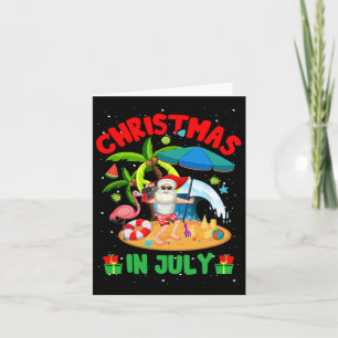 Tarjeta Navidades En Julio Divertidas Navidades De Verano