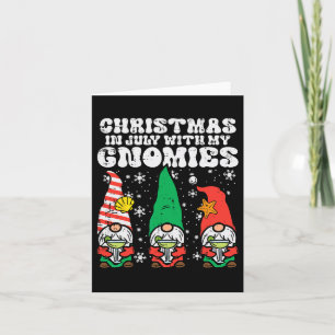 Tarjeta Navidades En Julio Gnomes Nochebuena De Verano Coi