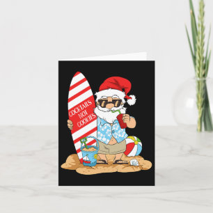 Tarjeta Navidades En Julio Hombres Mujeres No Cookies Surf