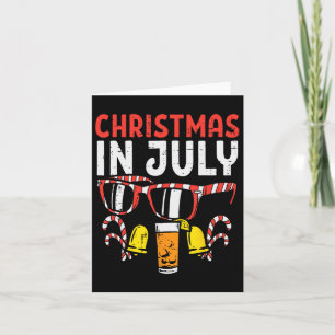 Tarjeta Navidades En Julio Las Sombrillas Beben Noches De