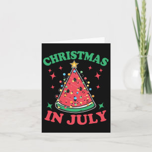 Tarjeta Navidades En Julio Melon Xmas Tree Hawaii Shirt Su