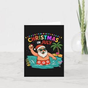 Tarjeta Navidades En Julio Niños Camisas Niños Santa Cocon