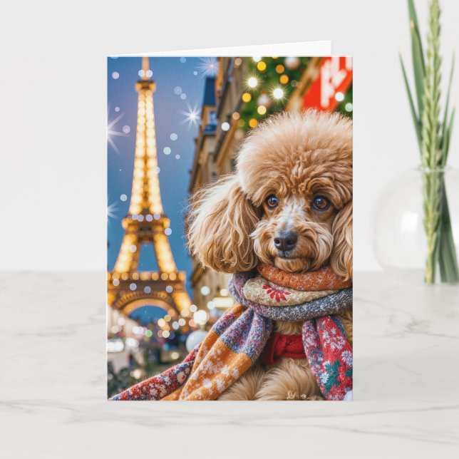 Tarjeta Navidades En París (Anverso)