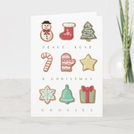 Tarjeta Navidades escuetos cocina saludos