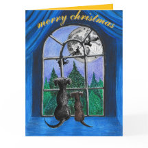 navidades "esperando a santa" perros espinosos