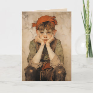 Tarjeta Navidades expresionistas Elf 2