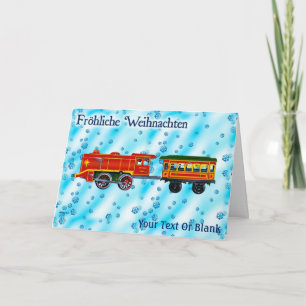 Tarjeta Navidades Express - Fröhliche Weihnachten