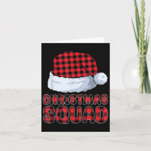 Tarjeta Navidades Familia Squad Coincidiendo con Búfalo Pa