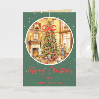 Tarjeta Navidades familiares