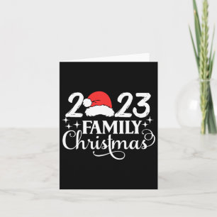 Tarjeta Navidades familiares 2023 de la tripulación de esc