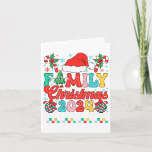 Tarjeta Navidades Familiares 2024 Ropa De Acordancia Xmas