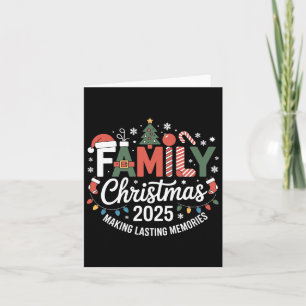 Tarjeta Navidades familiares 2025 Haciendo Recuerdos durad