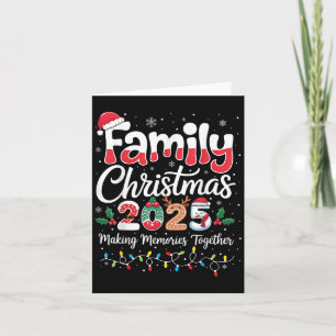 Tarjeta Navidades Familiares 2025 Ropa De Acordancia Xmas 