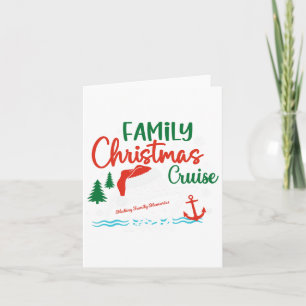 Tarjeta Navidades familiares en crucero 2024
