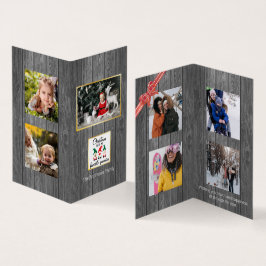 Tarjeta Navidades Favoritos Gnomies Foto de la familia de 