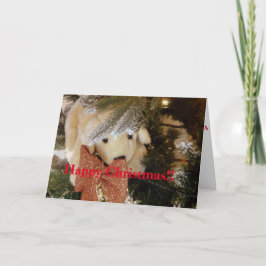 Tarjeta Navidades felices juguetes blandos