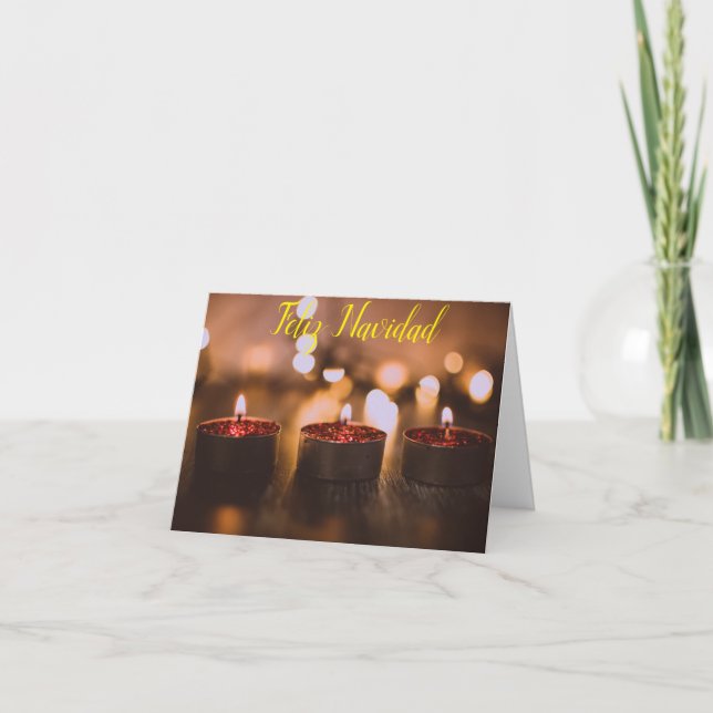 Tarjeta Navidades Feliz Navidad (Anverso)