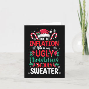 Tarjeta Navidades Feo En Julio Suma De Inflación Más Graci