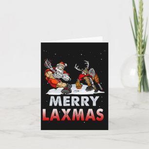Tarjeta Navidades feos de los cerezos Laxmas Lacrosse Sant