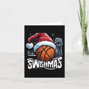 Tarjeta Navidades feos de Merry Swishmas Navidades de balo