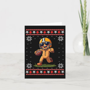 Tarjeta Navidades feos del fútbol hombres niños tees Ginge