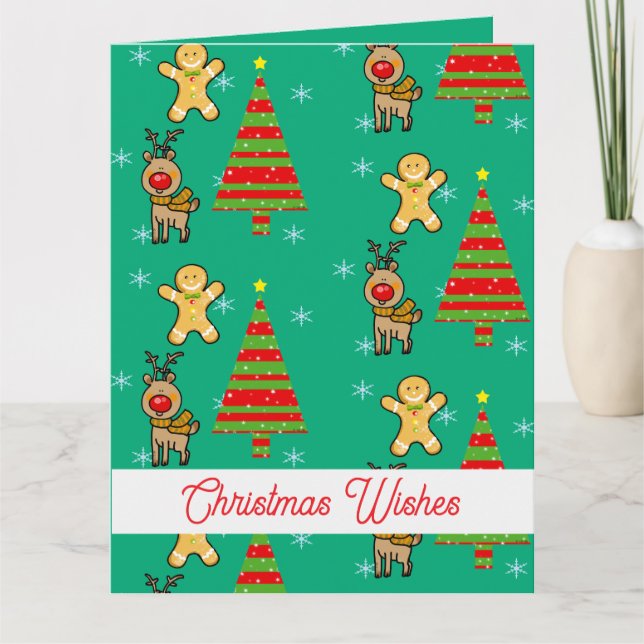 Tarjeta navidades festivos (Anverso)