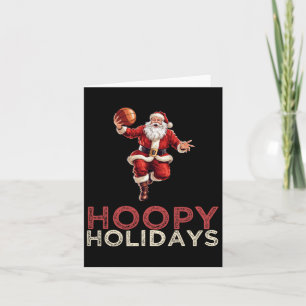 Tarjeta Navidades festivos Baloncesto Santa 1