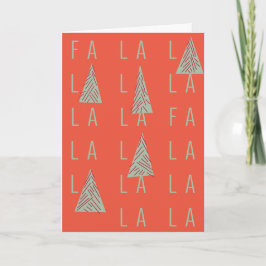 TARJETA NAVIDADES FORESTALES DE LA LA FA