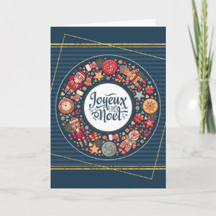 Tarjeta Navidades franceses Joyeux Noel