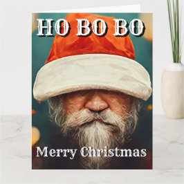 Tarjeta Navidades Funny Novedad HO BO Saludo