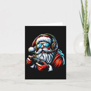 Tarjeta Navidades Gamer Boys Video Juego Santa Xmas 1