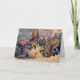 Tarjeta Navidades gatitos