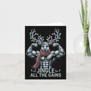 Tarjeta Navidades Gimnasio De Renos Jingle Todo Ganado