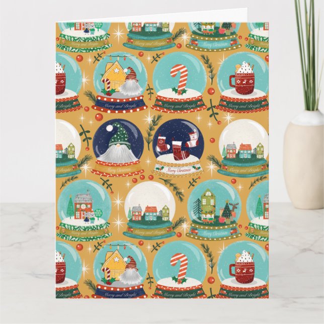 Tarjeta Navidades Gnome//Gingerbread House// (Anverso)