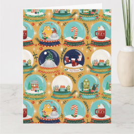 Tarjeta Navidades Gnome//Gingerbread House//