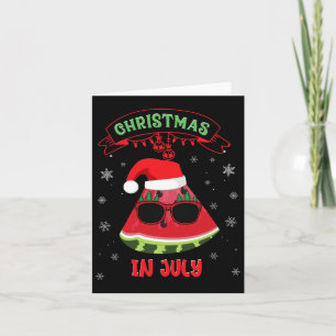 Tarjeta Navidades Graciosos En Julio