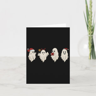Tarjeta Navidades guapos y guapos de Santa Hat divertida f