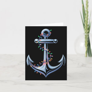 Tarjeta Navidades Guay de Santa Anchor iluminan la navegac