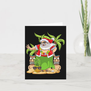 Tarjeta Navidades hawaianos Mele Kalikimaka Hula Dance San