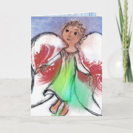 Tarjeta Navidades Herald Angel paz