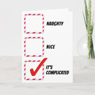 Tarjeta Navidades Humor Raro O Cajas De Verificación Bonit