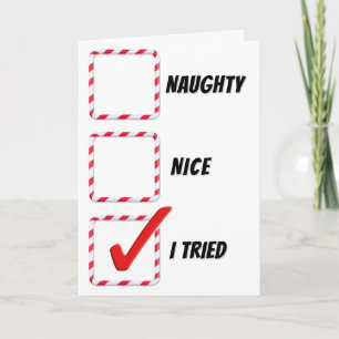Tarjeta Navidades Humor Raro O Cajas De Verificación Bonit