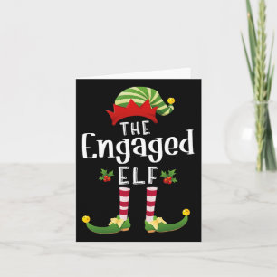 Tarjeta Navidades involucrados Elf coincidiendo con Pajama