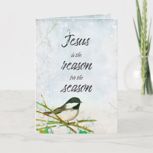 Tarjeta Navidades Jesús es la razón de la temporada