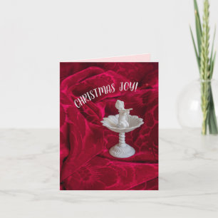 Tarjeta Navidades Joy Music juega con antecedentes rojos